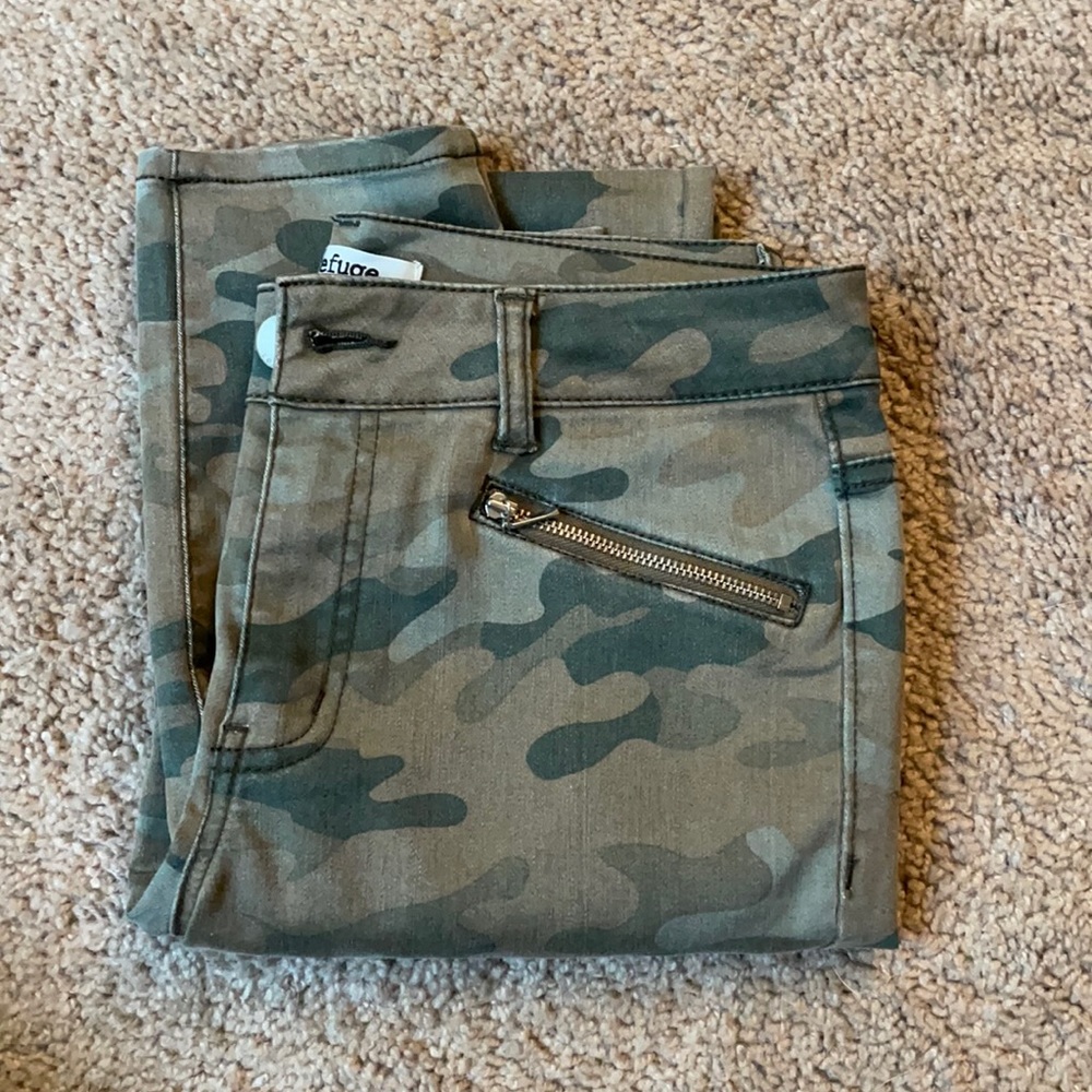 Camo print jeans- never worn!